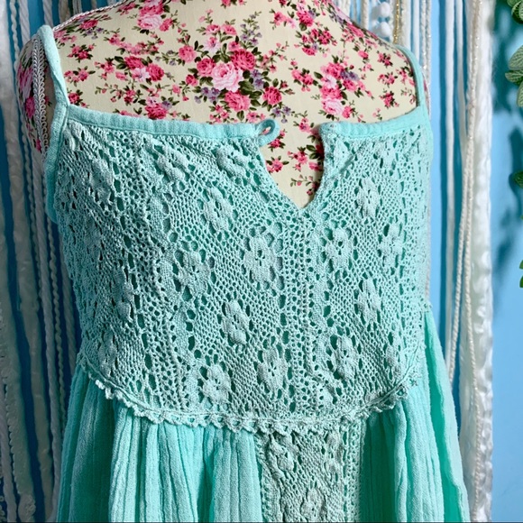 Jen’s Pirate Booty Petal Tunic Tank Mint M/L - Picture 2 of 8